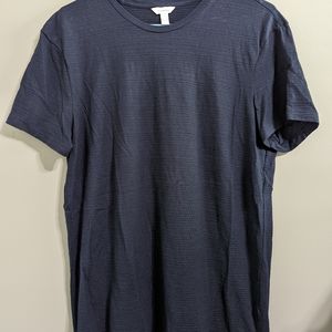 Navy Blue Striped Calvin Klein Large tshirt